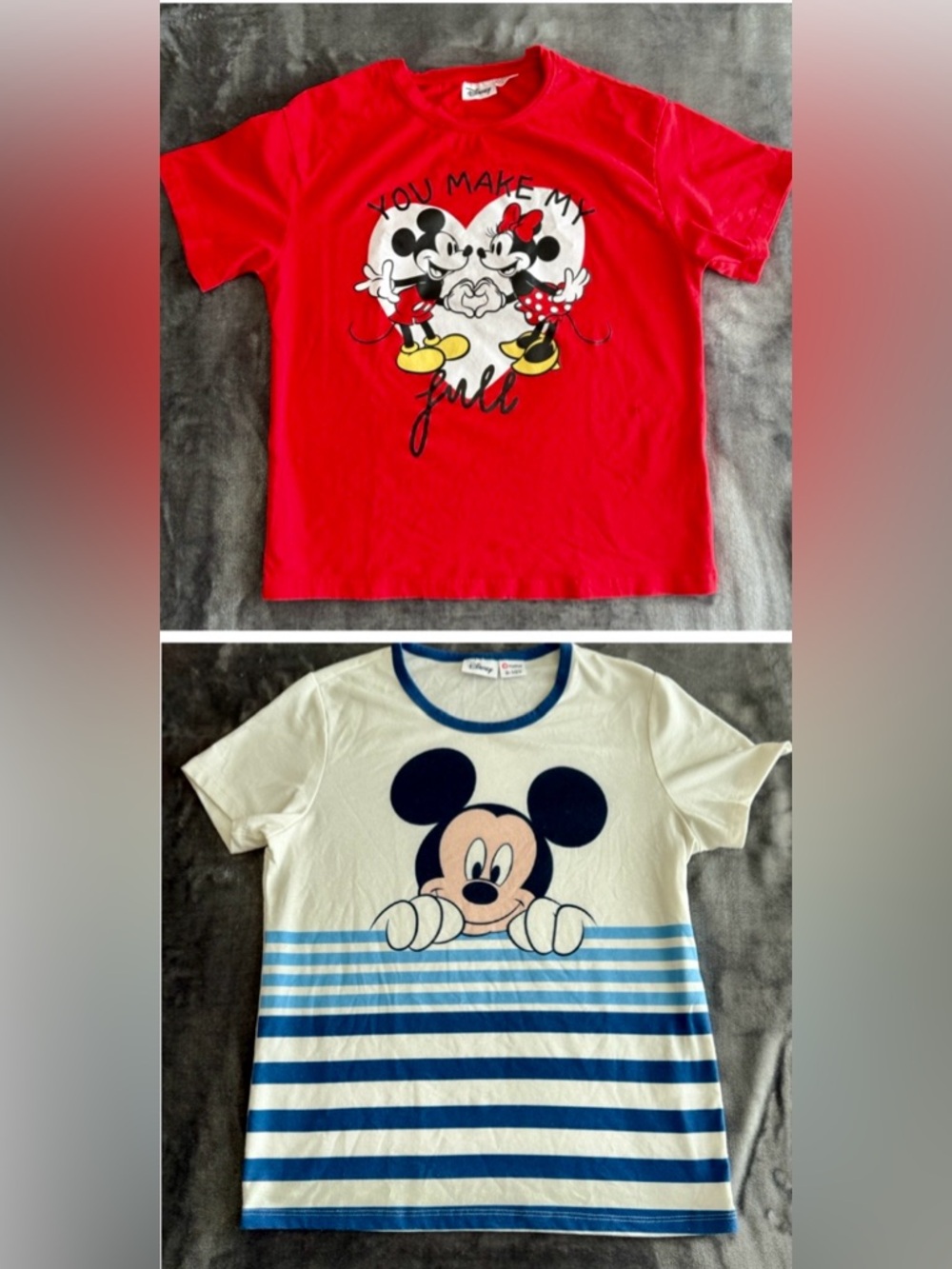 Disney Kids' Mickey & Minnie T shirt Size 8/9